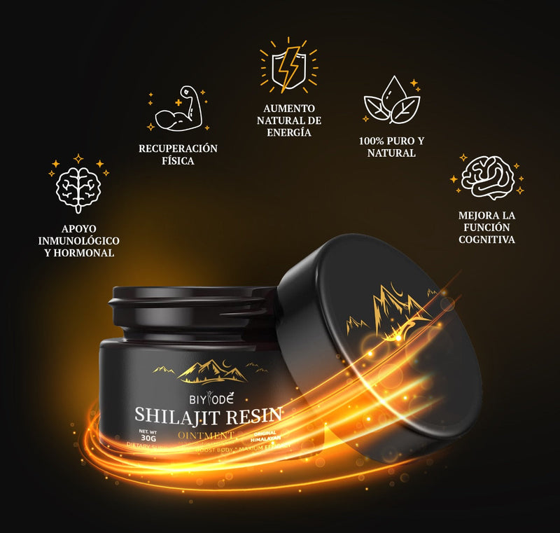 Shilajit 100% Puro 💎 Fuente de Energía Vital del Himalaya